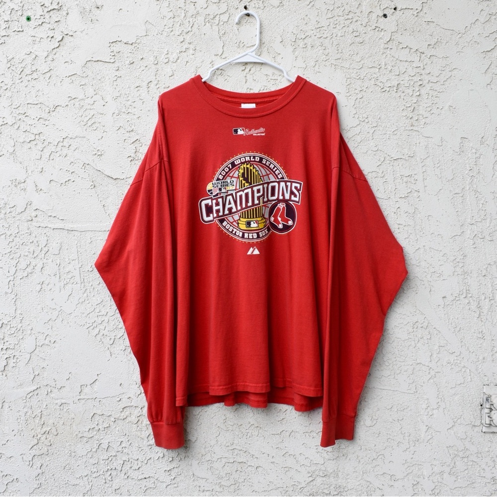 Red Sox '07 World Series Long Sleeve Tee (Oversized)